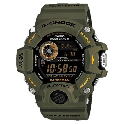 Casio GW94003CR G-Shock Master of G Rangeman GW-9400 Series Sports Watch - Green 