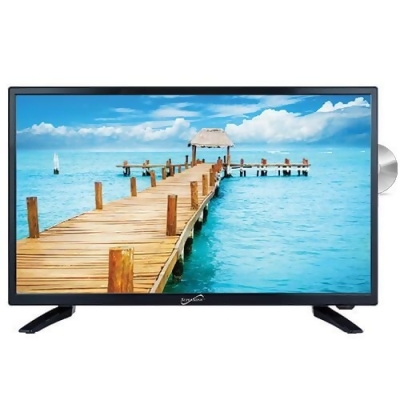 Supersonic SC2412 24 inch 1080p LED TV with DVD Player OPEN BOX 