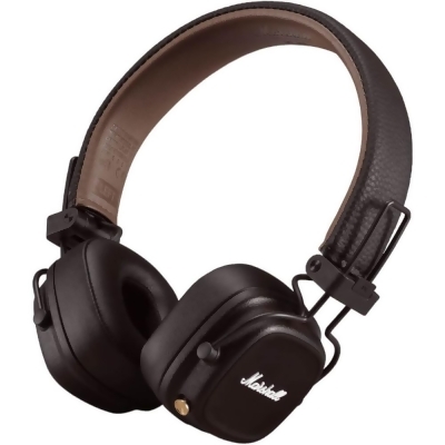 Marshall MAJOR4BTBRW Major IV On-Ear Bluetooth Headphones - Brown 