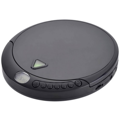 Borne PCD25BK Portable Compact CD Player with Anti-Shock Protection 