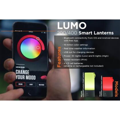 Motorola MSL400 LUMO400 Smart Lantern with Bluetooth alternate image