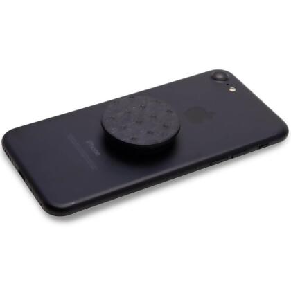 SpinPop SPBLKTEXTURE Universal Phone Grip & Stand - Black Texture alternate image