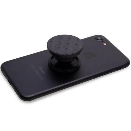 SpinPop SPBLKTEXTURE Universal Phone Grip & Stand - Black Texture alternate image