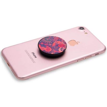 SpinPop SPCLRREDLACE Universal Phone Grip & Stand - Red Lace alternate image