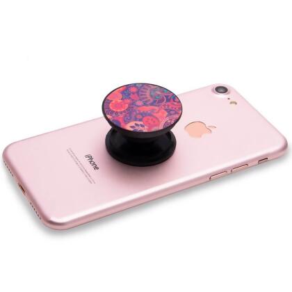 SpinPop SPCLRREDLACE Universal Phone Grip & Stand - Red Lace alternate image