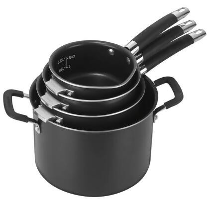 Cuisinart N5112BK Black Smartnest 12 Pieces Aluminum Non Stick Cookware Set alternate image