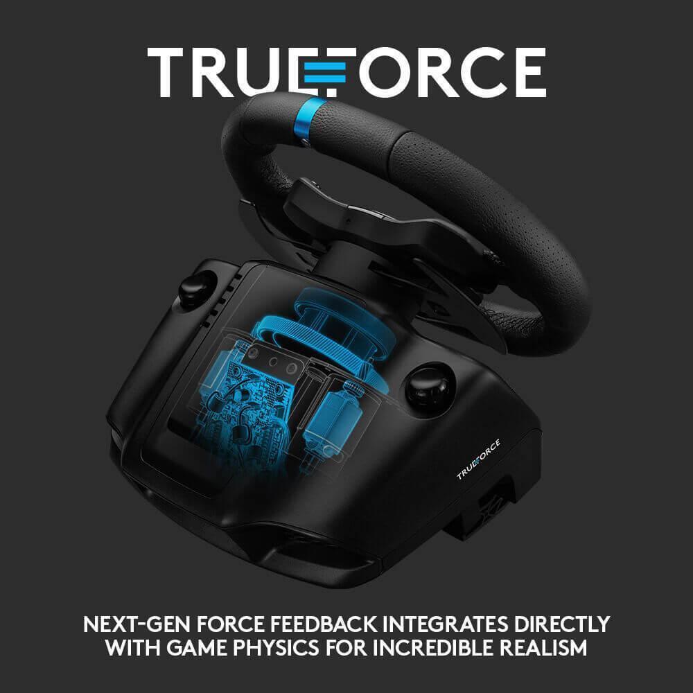 Logitech 941000147 G923 Trueforce Sim Racing Wheel and Pedals for PC, PS4, and PS5 alternate image