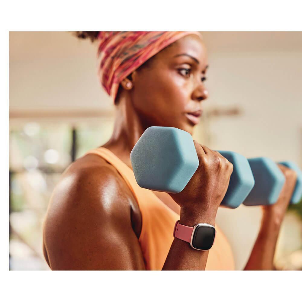 Fitbit FB523RGRW Versa 4 Fitness Smartwatch - Pink Sand alternate image
