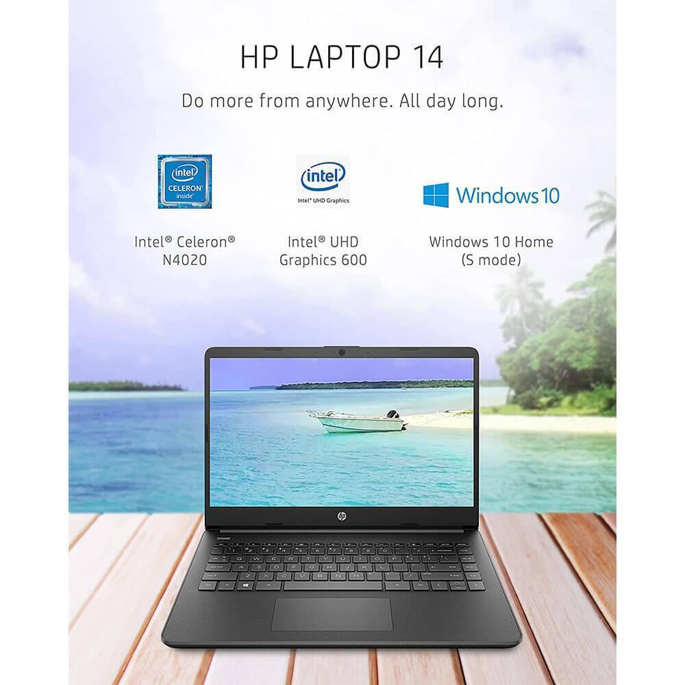 HP 14DQ0020NR 14 inch Laptop - Intel Celeron N4020 - Intel UHD Graphics 600 - 4GB/64GB alternate image