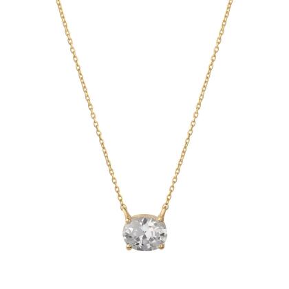 CORA - Oval Cut Solitaire Pendant (SPECIAL)