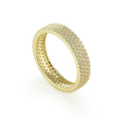 STELLA - Pave Band Ring alternate image