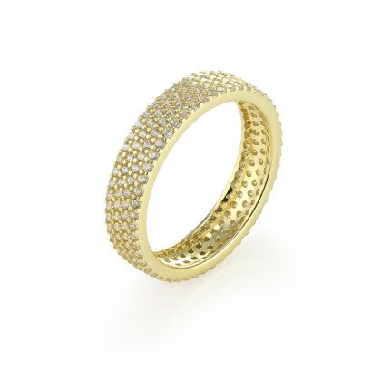 STELLA - Pave Band Ring alternate image