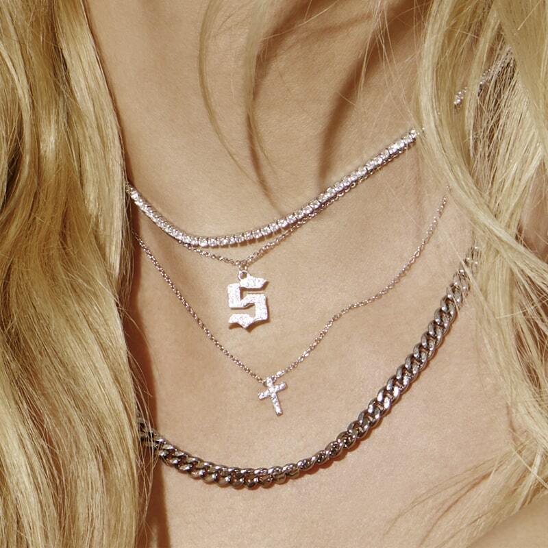 INITIAL – Gothic Letter Necklace alternate image