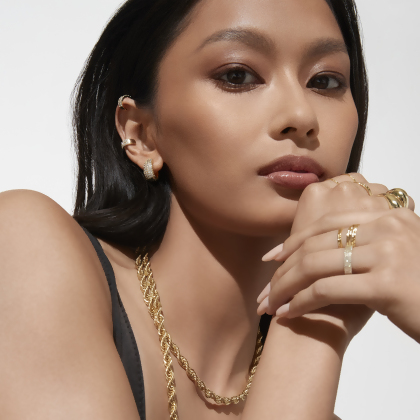 VIVIAN – Pave Ear Cuff alternate image