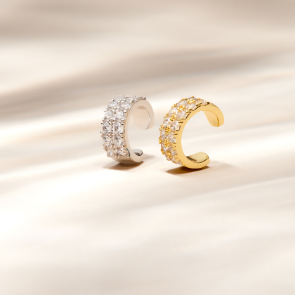 VIVIAN – Pave Ear Cuff alternate image