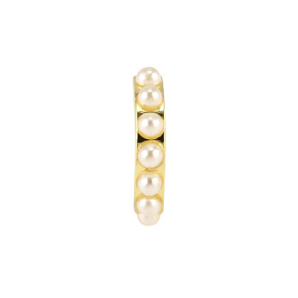 AVIVA – Glass Pearl Ear Cuff alternate image