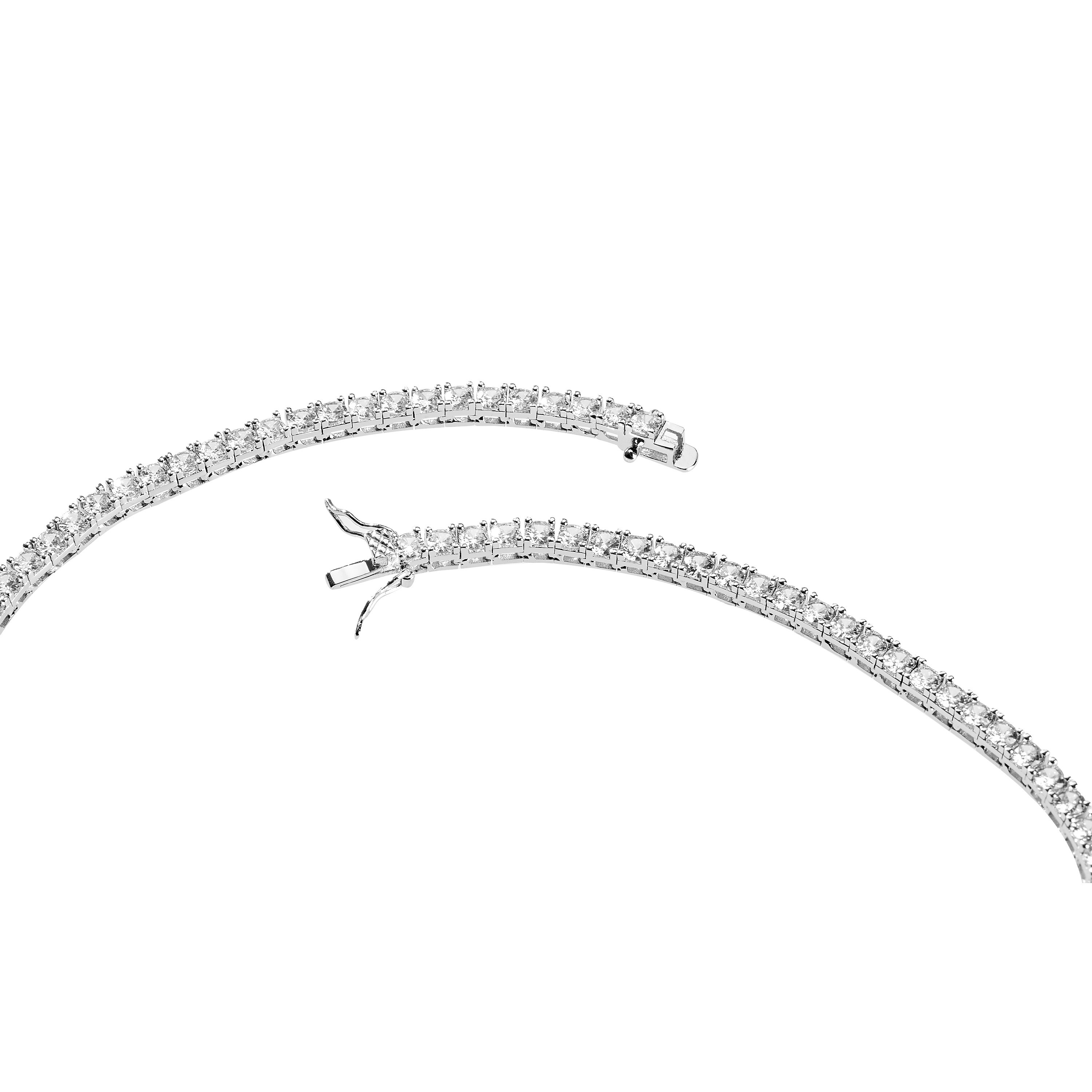 GABRIELLA - Simulated Diamond Tennis Necklace alternate image