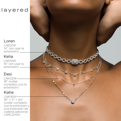 HEIDI - Pave Stick Necklace (SPECIAL) alternate image