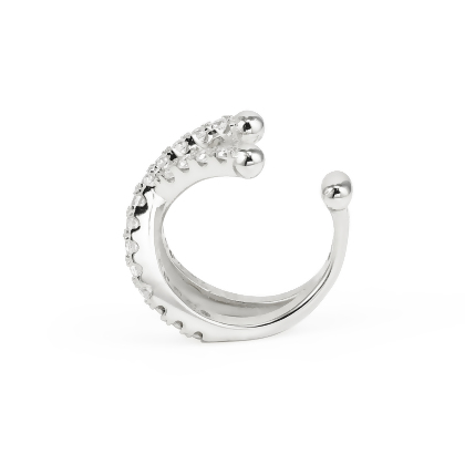 LUNA - X Pave Ear Cuff (SPECIAL) alternate image