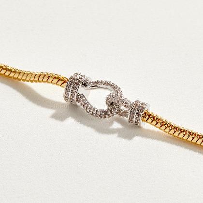 KENNEDY – Classic Stone Link Necklace alternate image