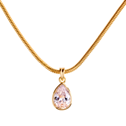 GEORGINA – Bezel Set Pear Necklace alternate image