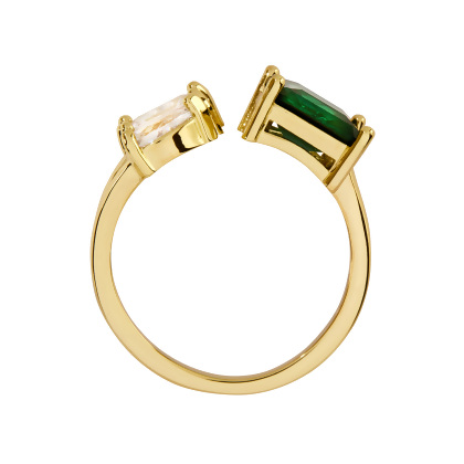 JORDAN - Triple Stone Ring (SPECIAL) alternate image