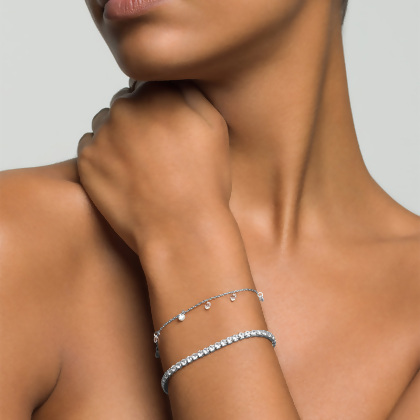 VIOLET - Round Cut Tennis Bracelet alternate image