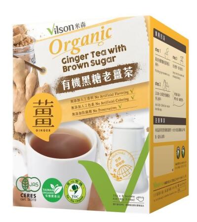 Vilson米森有機黑糖老薑茶/ 盒 