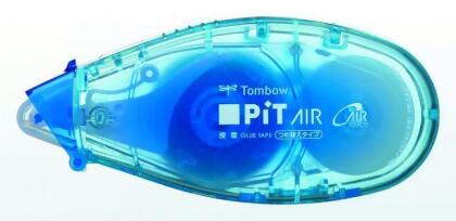 Tombow PiT Air迷你滑行膠帶/ 透明藍 