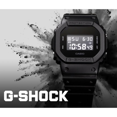 CASIO 卡西歐 G-SHOCK 經典人氣電子錶 DW-5600BB-1 