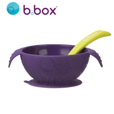 b.box寶寶矽膠餐碗組-葡萄紫(472) 