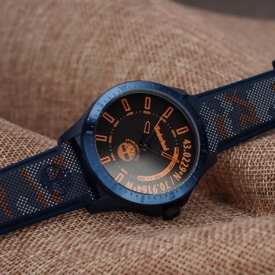 Timberland 天柏嵐 軍事風迷彩大三針手錶-43.5mm TDWGM2101403 