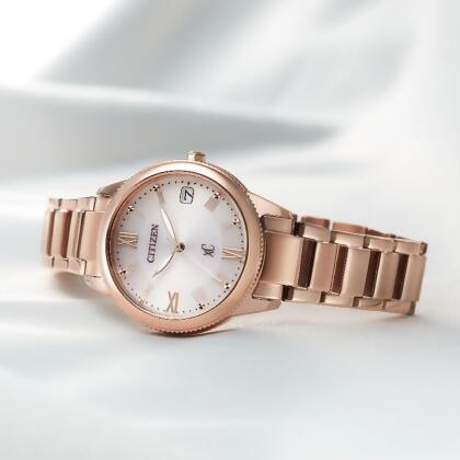 CITIZEN 星辰 XC 亞洲限定 情人節推薦款 光動能女錶 EO1232-56W 