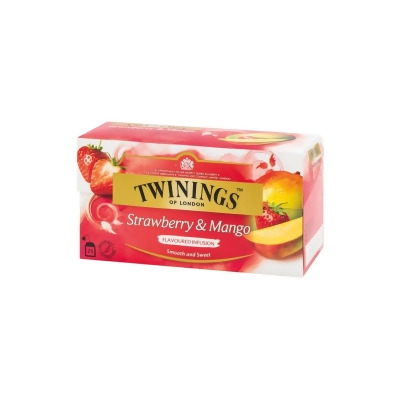 Twinings唐寧茶草莓芒果茶/ 2g/ 25入/ 盒 