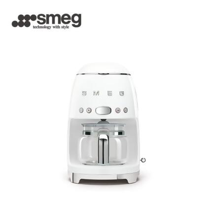 【SMEG】義大利復古美學 濾滴式咖啡機-珍珠白 