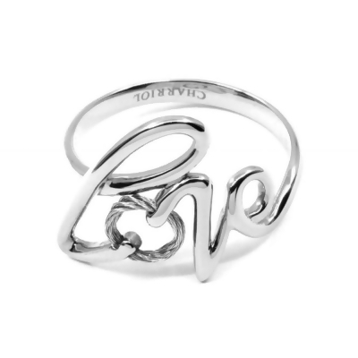 CHARRIOL 夏利豪 Silver Ring with Rh platiing 鋼索戒指 尺寸52 