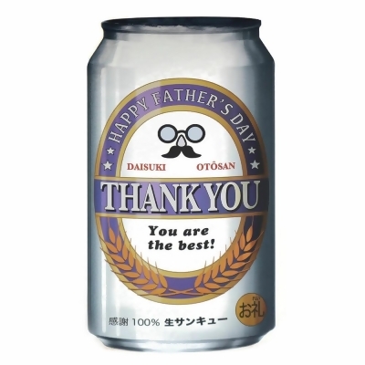 Sanrio父親節卡片/ 8-3/ 罐裝啤酒 