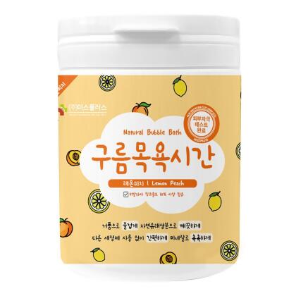MISSPLUS綿綿雲朵泡泡兒童入浴劑-檸檬蜜桃 