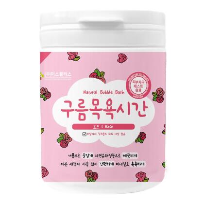 MISSPLUS綿綿雲朵泡泡兒童入浴劑-玫瑰花香 