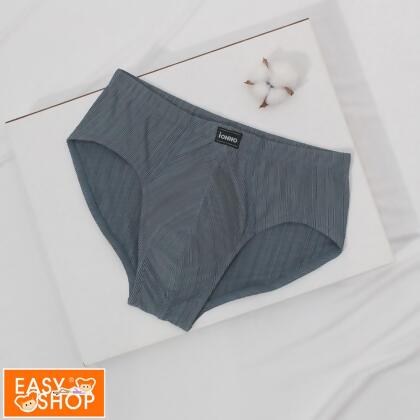 【EASY SHOP】iONNO-Marvelous非凡系列-莫代爾透氣男士三角內褲-灰/ L 