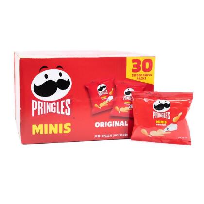 Pringles品客洋芋片/ Minis/ 經典原味/ 19gX30包 
