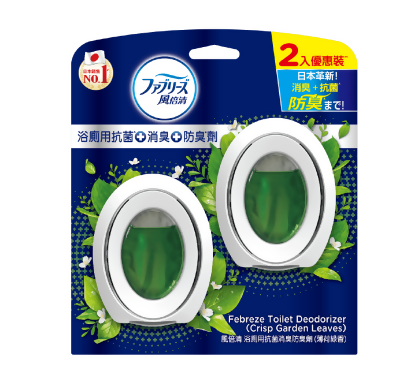 風倍清浴廁用抗菌消臭防臭劑/ 6ML/ 2入裝/ 薄荷綠香 
