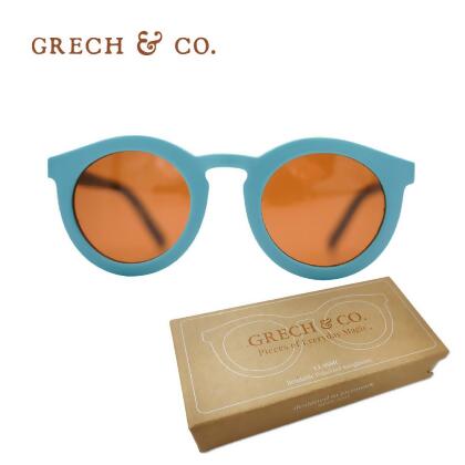 GrechCo. V3偏光墨鏡紙盒款/ 兒童/ 海水藍 