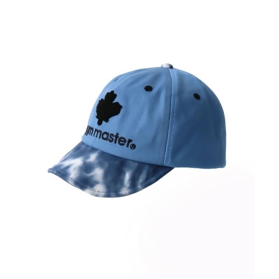 HEAVYUSE/GYM MASTER/楓葉圖案刺繡渲染短帽簷CAP/ BLUE 