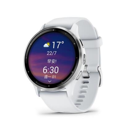 GARMIN Venu 3 GPS智慧腕錶/ 活力白 