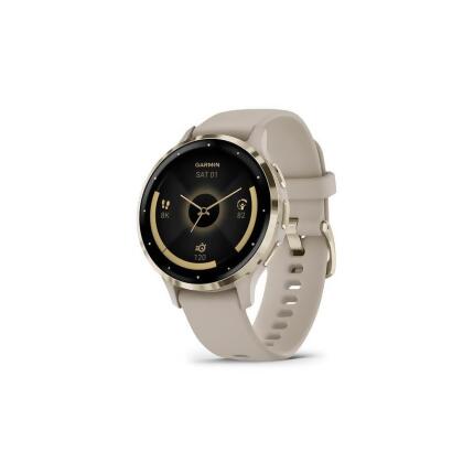 GARMIN Venu 3s GPS智慧腕錶/ 磚燒可可 