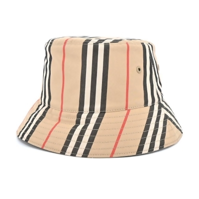 BURBERRY 經典Vintage Check格紋漁夫帽(米色)/平行輸入/ S 