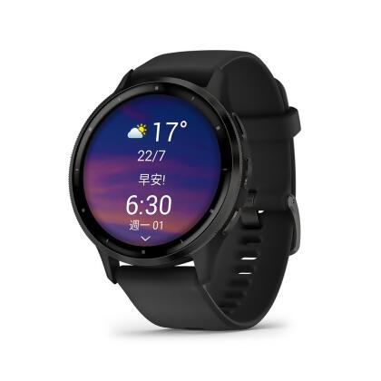 GARMIN Venu 3 GPS智慧腕錶/ 光譜黑 
