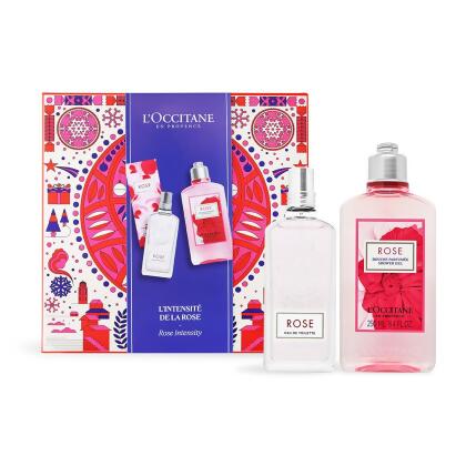 L'OCCITANE 歐舒丹 玫瑰香氛沐浴節慶限定禮[淡香水+沐浴膠]-平行輸入 