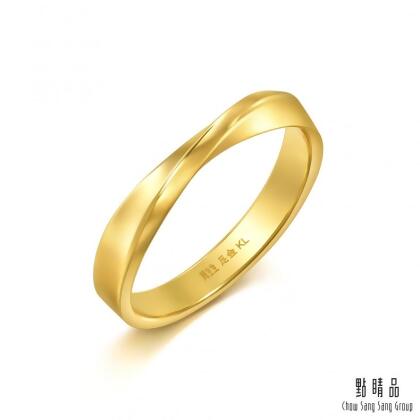點睛品 莫比烏斯環 黃金戒指_計價黃金(港圍17號) 